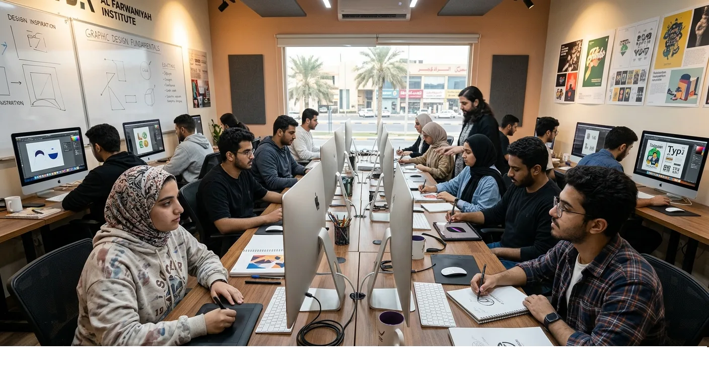 Graphic Design Course with Ai integration at ICSA Kuwait